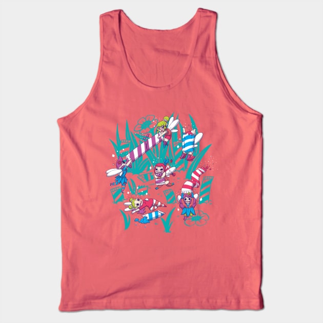 Pixies Eating Pixie Sticks Tank Top by Made With Awesome